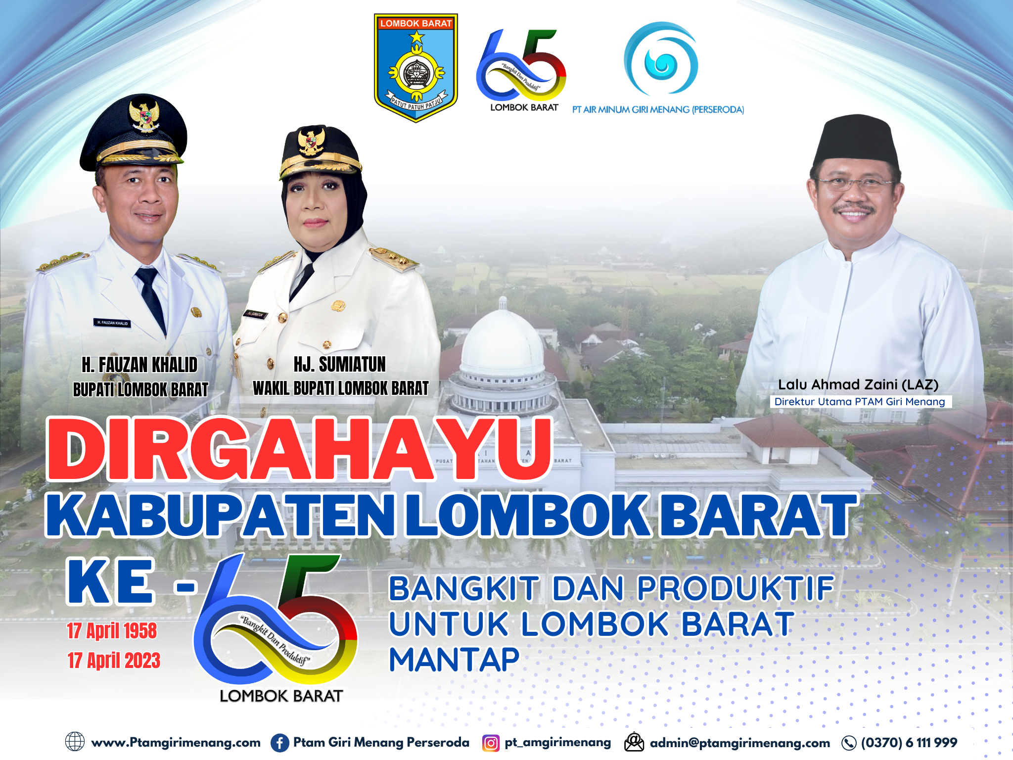 Dirgahayu Kabupaten Lombok Barat Ke-65